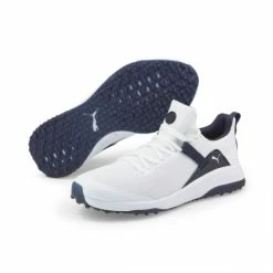 Puma Fusion Evo Mens Golf Shoe White/Blue