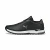 Puma PROADAPT AlphaCat Leather Mens Golf Shoe Black/Silver
