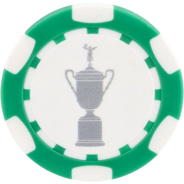 2023 U.S. Open Ahead Green Plated Poker Chip - Image 3