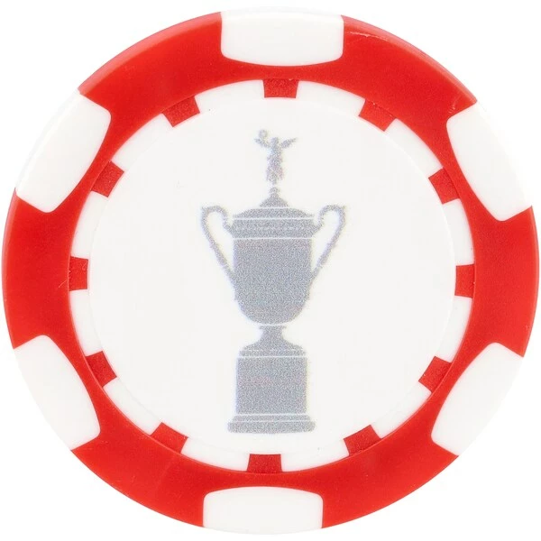 2023 U.S. Open Ahead Red Plated Poker Chip - Image 3
