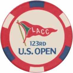 Tournament Solutions 2023 U.S. Open Red Custom Poker Chip