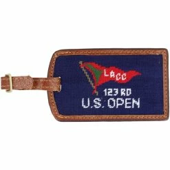 2023 U.S. Open Smathers & Branson Leather Luggage Tag And Passport Holder Set