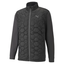 Puma Cloudspun Warm Golf Jacket Black