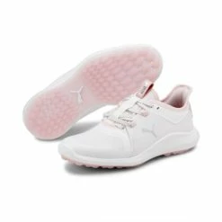 Puma Ignite Fasten8 Ladies Golf Shoes White/Pink