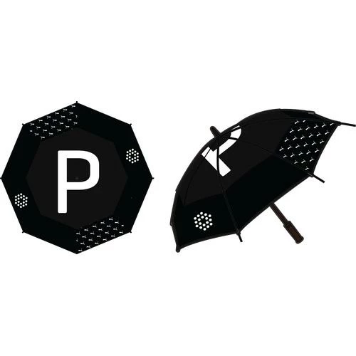 Puma Double Canopy Umbrella Black/White
