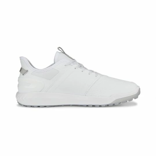 Puma Ignite Elevate Mens Golf Shoes White/Silver - Image 5
