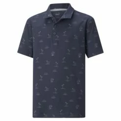 Puma Cloudspun Horizons Polo Navy/Blue