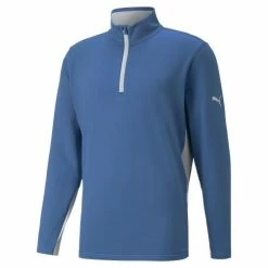 Puma Gamer 1/4 Zip Sweater High Rise/Blue