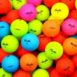 Blue TaylorMade Noodle Neon Lake Balls - MailOrderGolf - Cheap Golf Balls