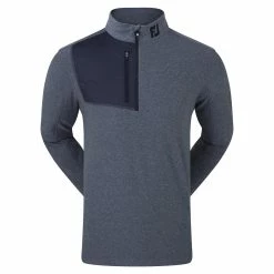FootJoy Mens Heather Chill-Out XP Golf Mid-Layer Pullover