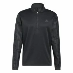 Adidas Golf Splatter Print 1/4 Zip Mens Pullover