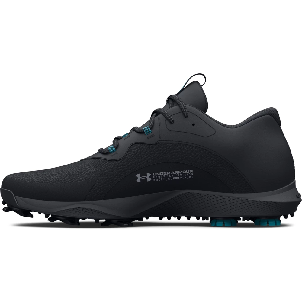 Under Armour UA Charged Draw 2 Wide Mens Spiked Golf Shoes - Image 3