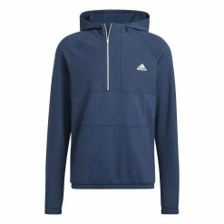Adidas Golf 1/4 Zip Fleece Anorak Hoodie