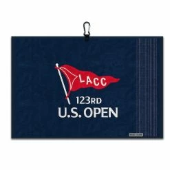 2023 U.S. Open WinCraft 16'' X 24'' Jacquard Hand Towel With Carabiner