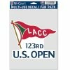 2023 U.S. Open WinCraft 5'' X 7'' Fan Decal