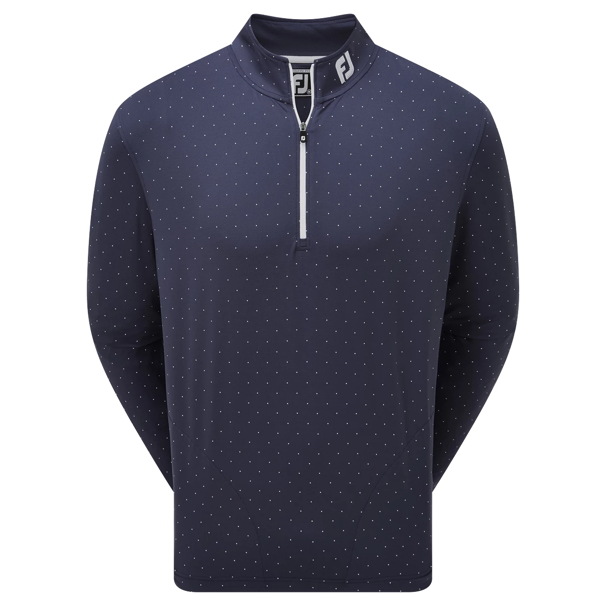 FootJoy EU Pin Dot Print Chill-Out Mens Golf Pullover