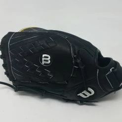 New Wilson A2000 V125 Superskin 12.5" Fastpitch Softball Glove Black LHT