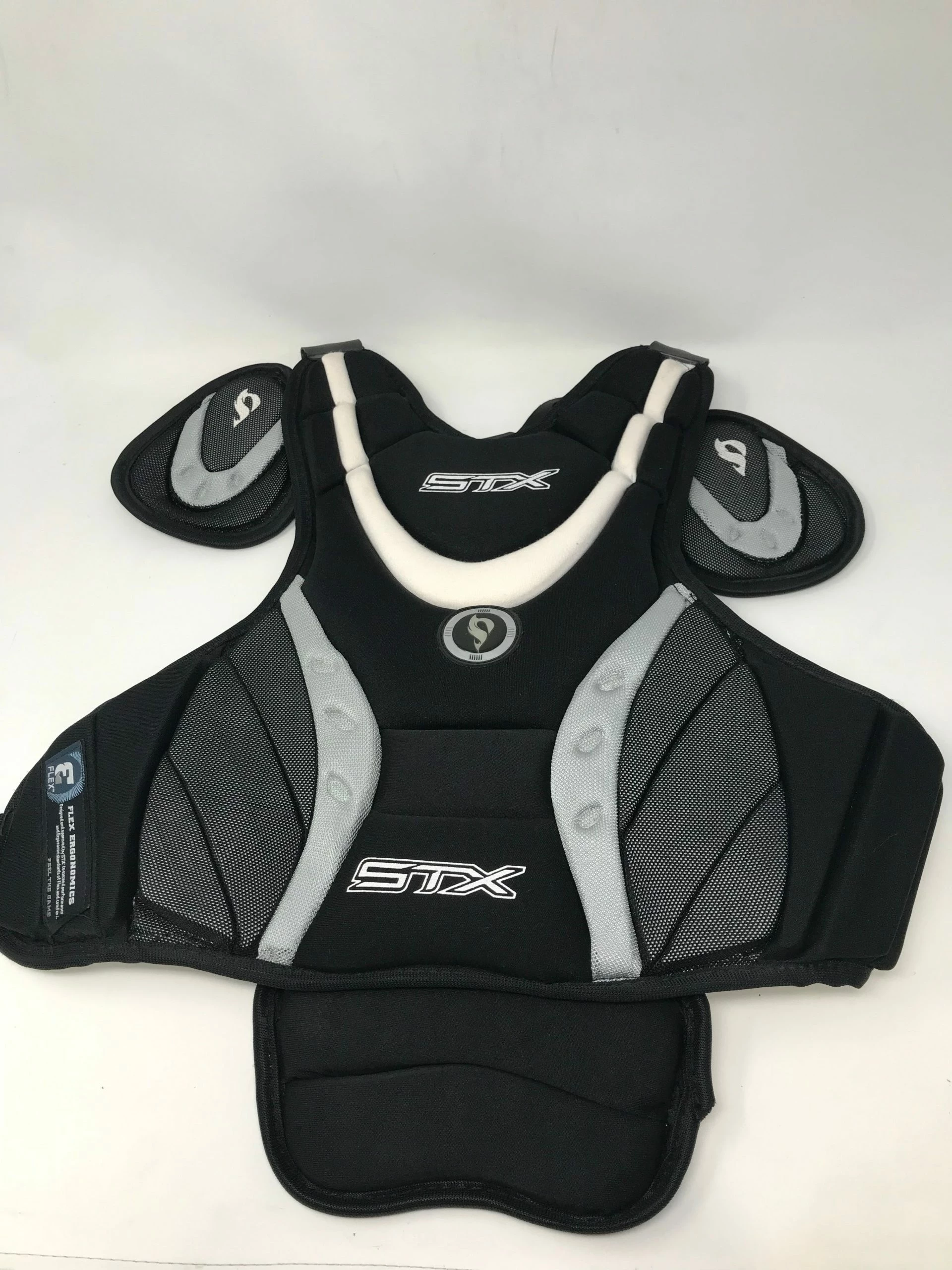 Rawlings New STX Chest Protector ACPX S Black/Silver Softball