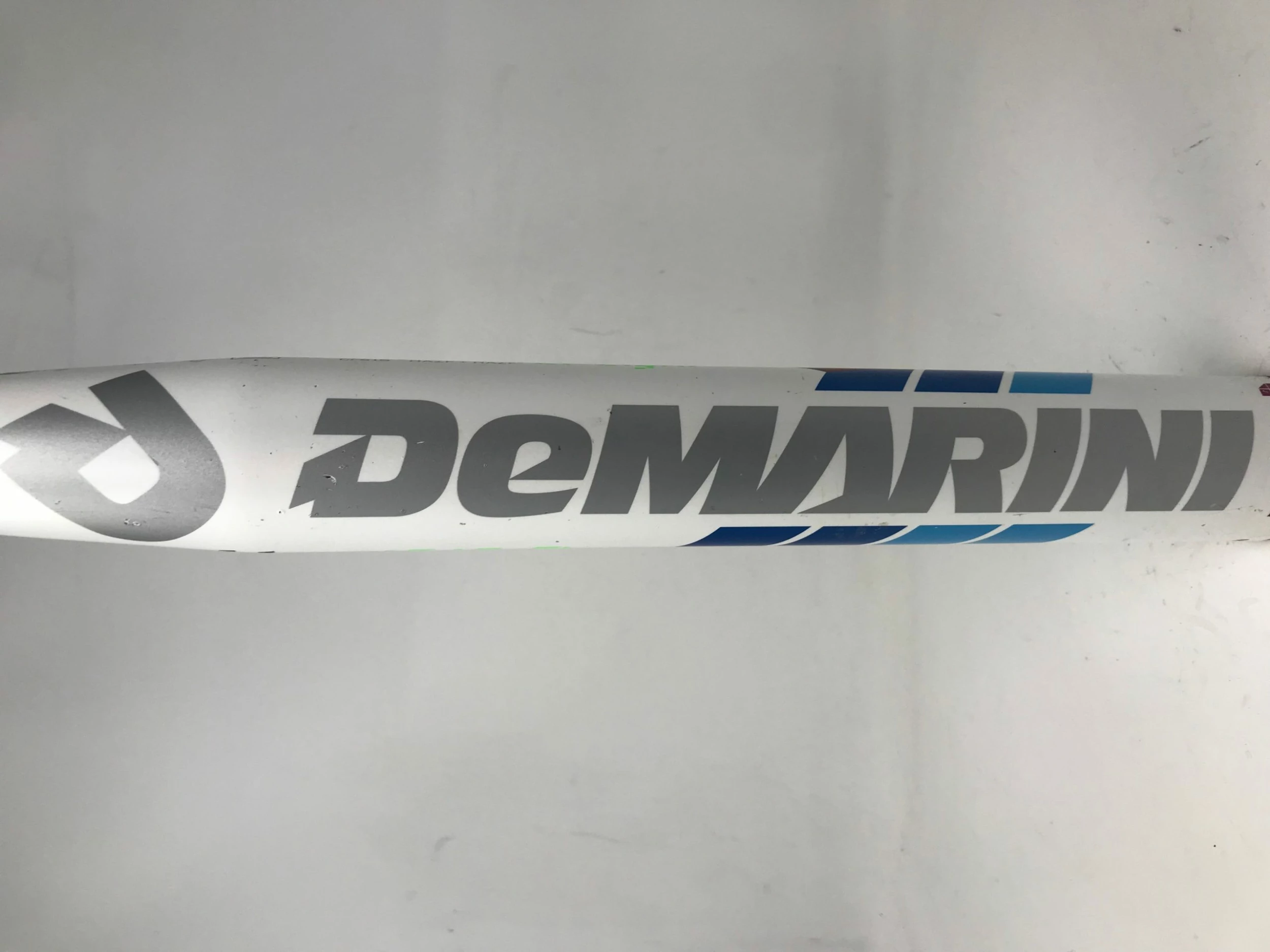 Used DeMarini CF8 CFS16 32/21 Fastpitch Softball Bat 2 1/4" White/Blue -11 - Image 2