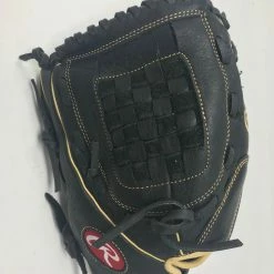 New Rawlings Shut Out Fastpitch Softball Glove 12 RSO120BCC LHT 12 Inch Blk/Tn