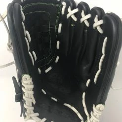 New Worth RHT C120BBW Century Series 12" Fastpitch Softball Glove Blk/Wht/Grn