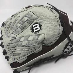New Wilson Aura 12.5" Fastpitch Softball LHT Brown/White Travel Ball Glove