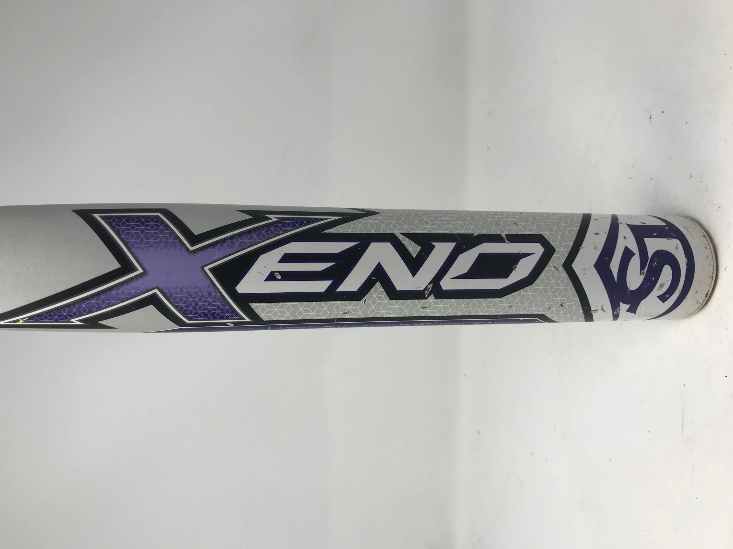 LOUISVILLE SLUGGER Used, Louisville XENO WTLFPXN18A10 32/22 Fastpitch Softball Bat 2 1/4