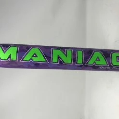 Used Miken Maniac ASA/USSSA Slow Pitch Softball Bat 2019 34/26 Purple/Green