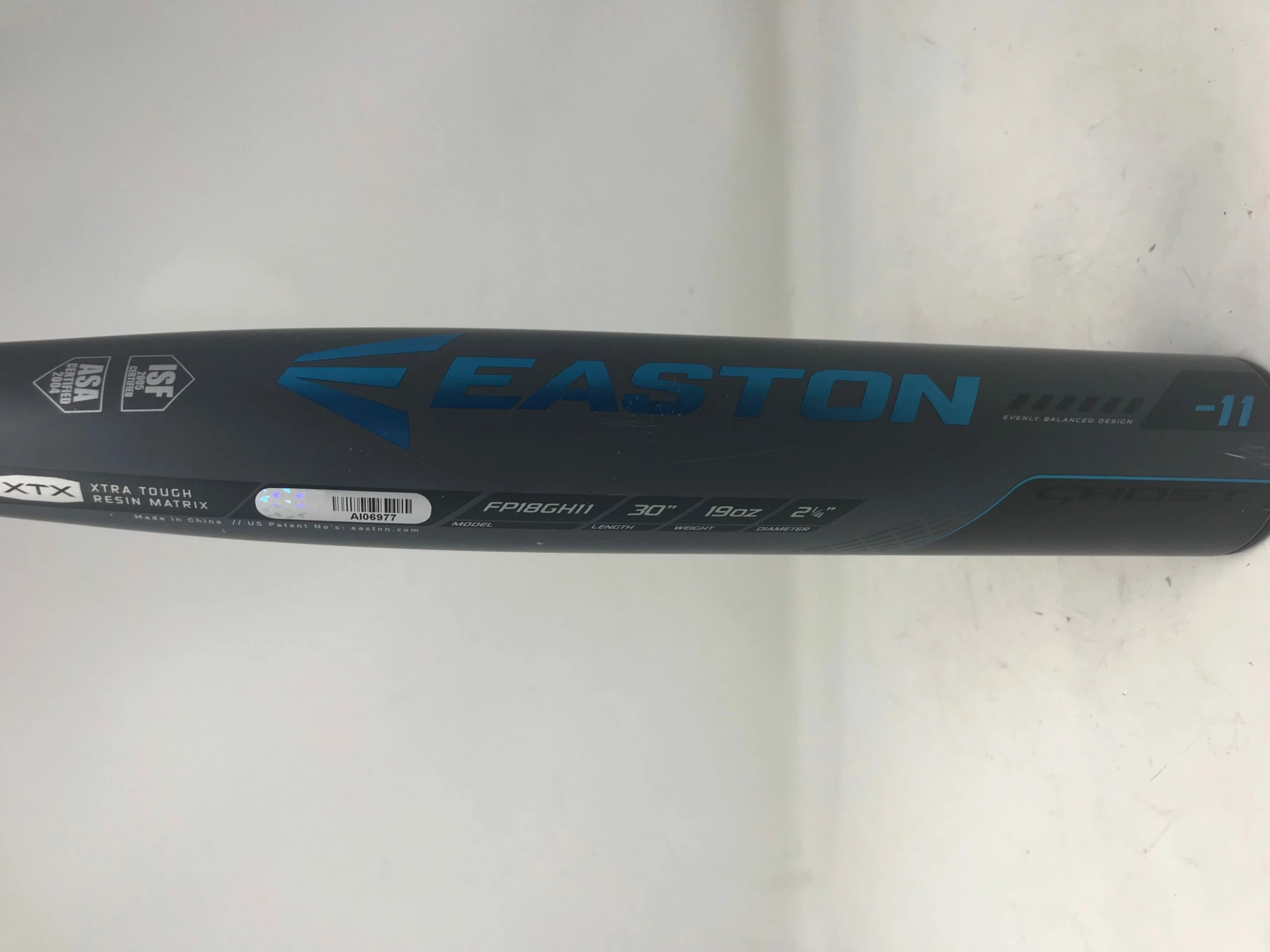 Used Easton Ghost Double Composite FP18GH11 30/19 Fastpitch Softball Bat -11 - Image 2