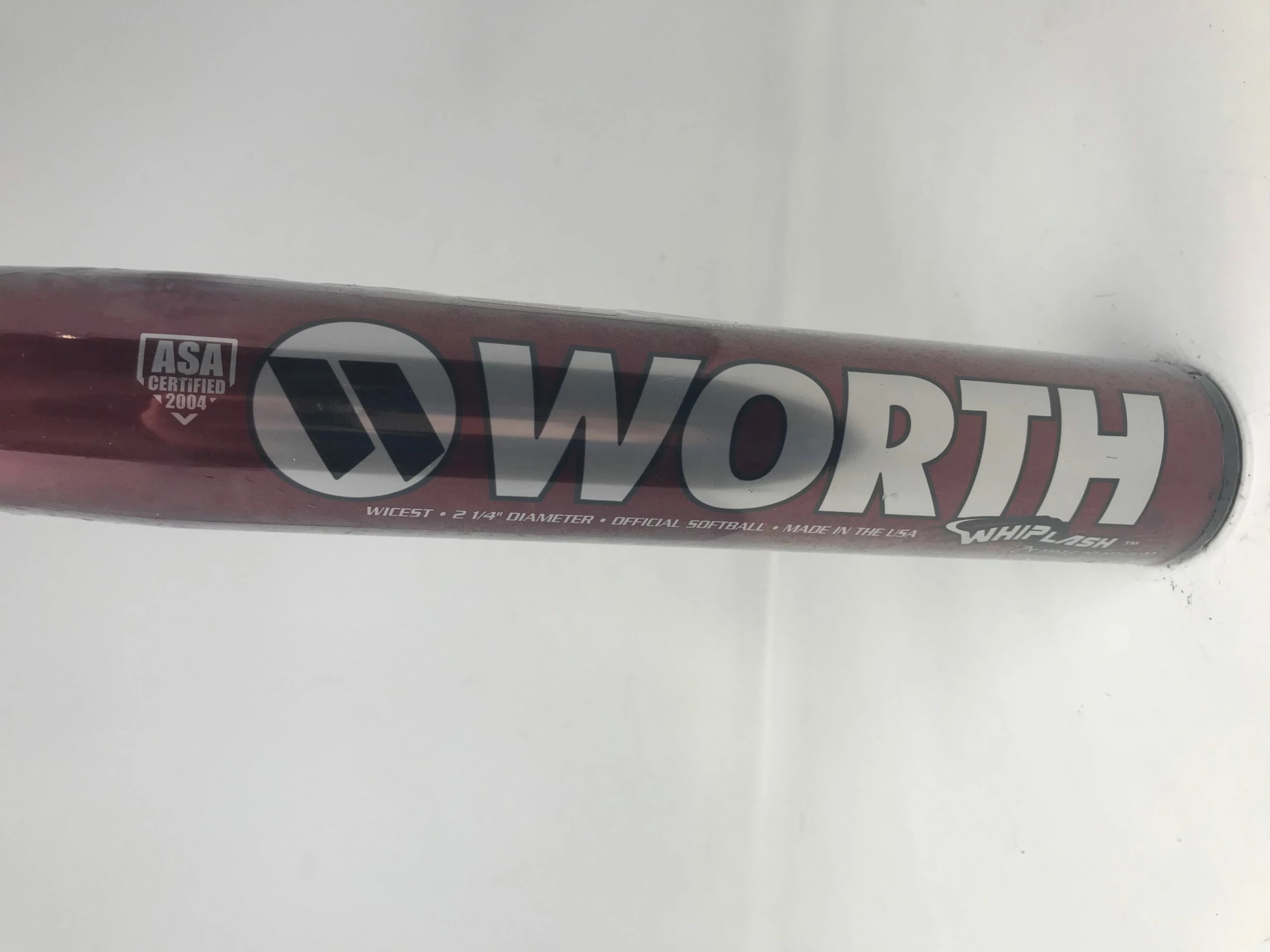 New Other Worth WICEST Wicked Whiplash EST Slowpitch Softball Bat Red/Slvr 34/26 - Image 2