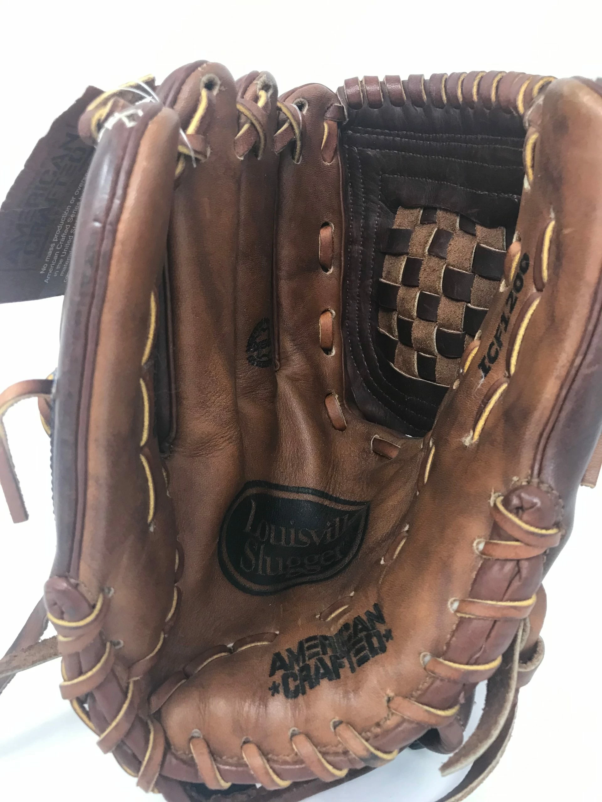 New Louisville Slugger Icon Series Fastpitch Softball Glove ICF1200 12" LHT Brn