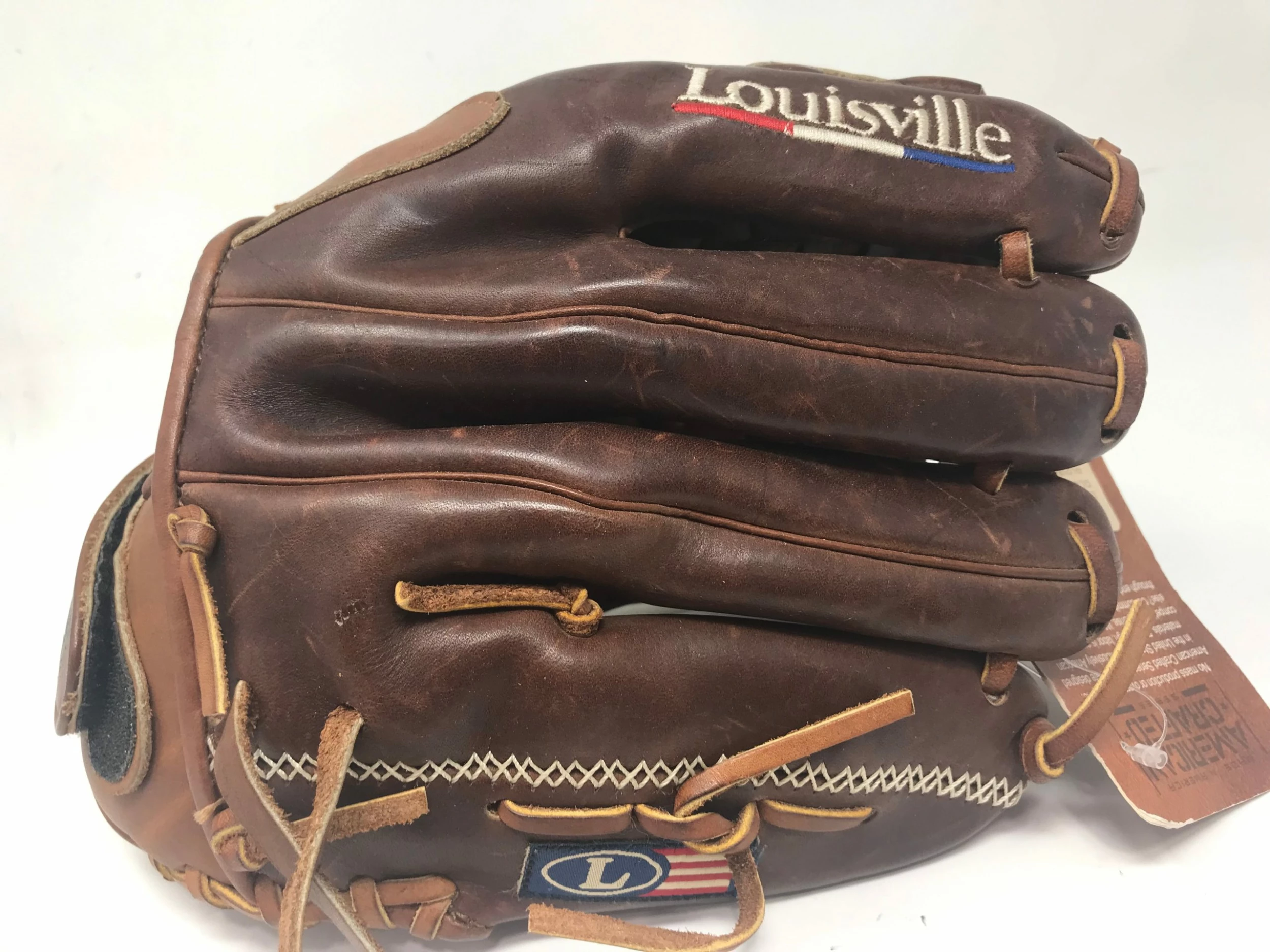 New Louisville Slugger Icon Series Fastpitch Softball Glove ICF1200 12" LHT Brn - Image 3