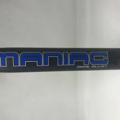 Used Miken Maniac ASA/USSSA Slow Pitch Softball Bat 2017 Black/Blue