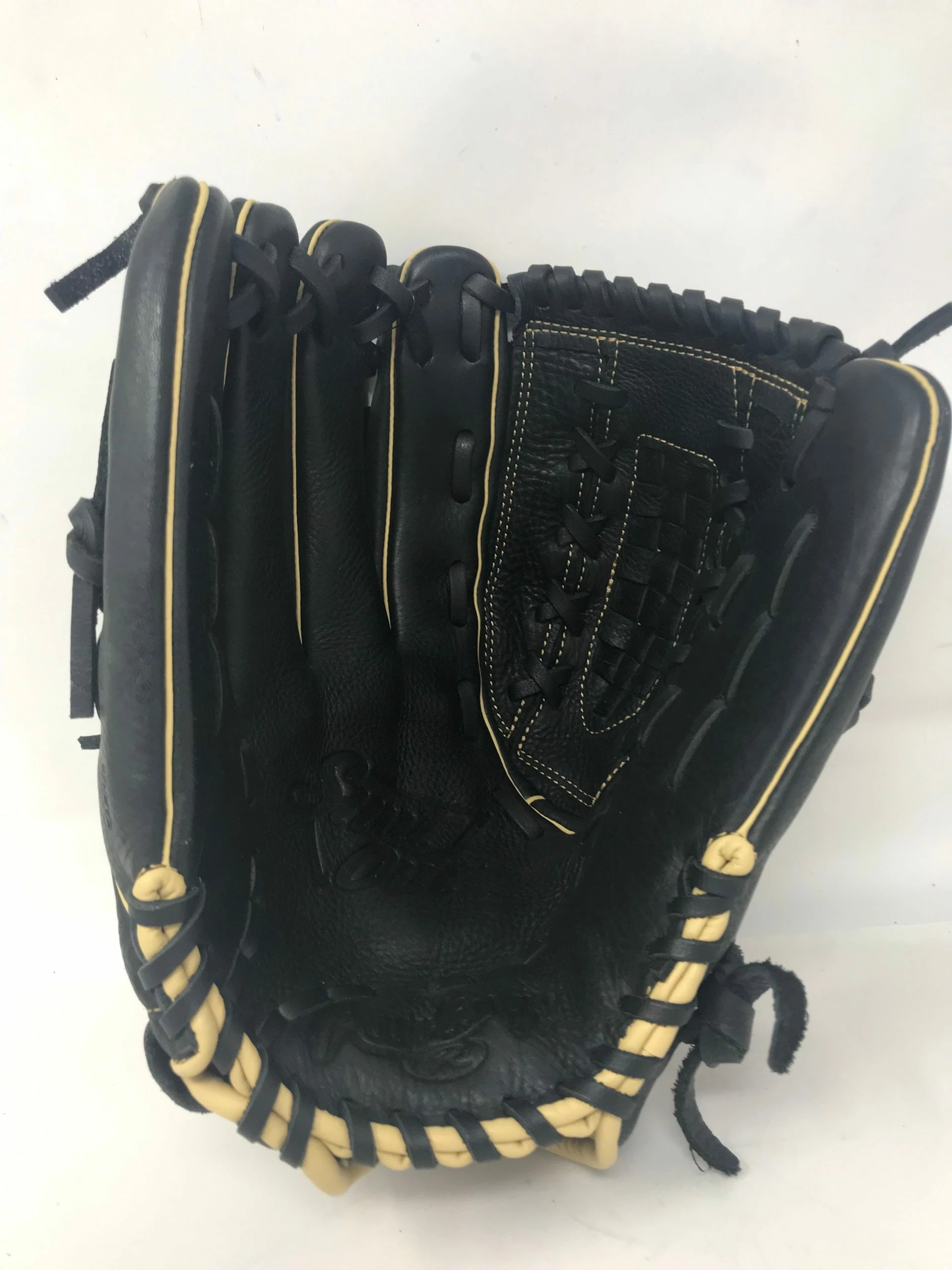 New Rawlings Shut Out Fastpitch Softball Glove RSO125BCC LHT 12.5 Inch Blk/Tn - Image 3