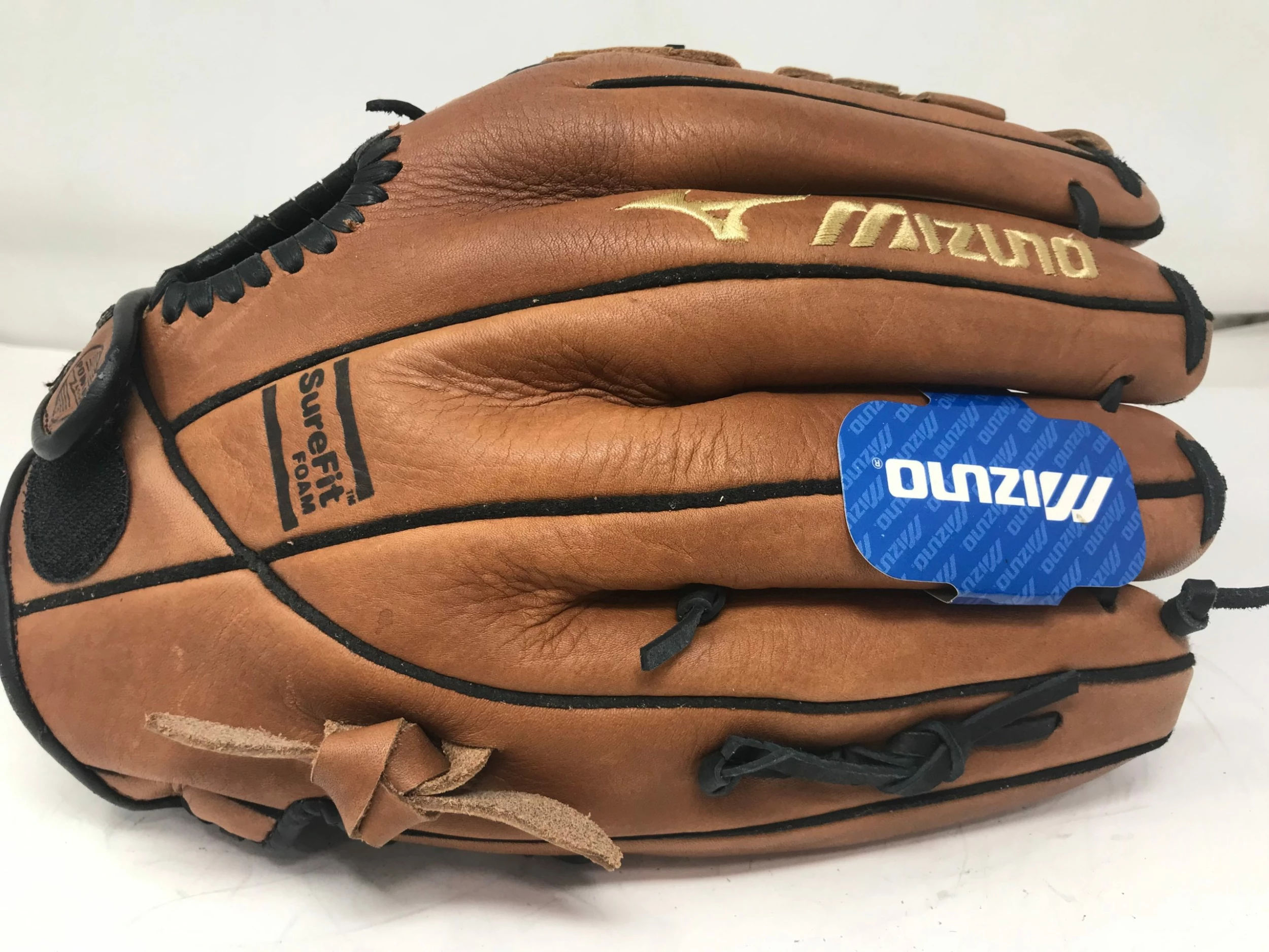 New Mizuno GFN 1257 12.5" Fastpitch Softball LHT Tan/Brown Glove - Image 3