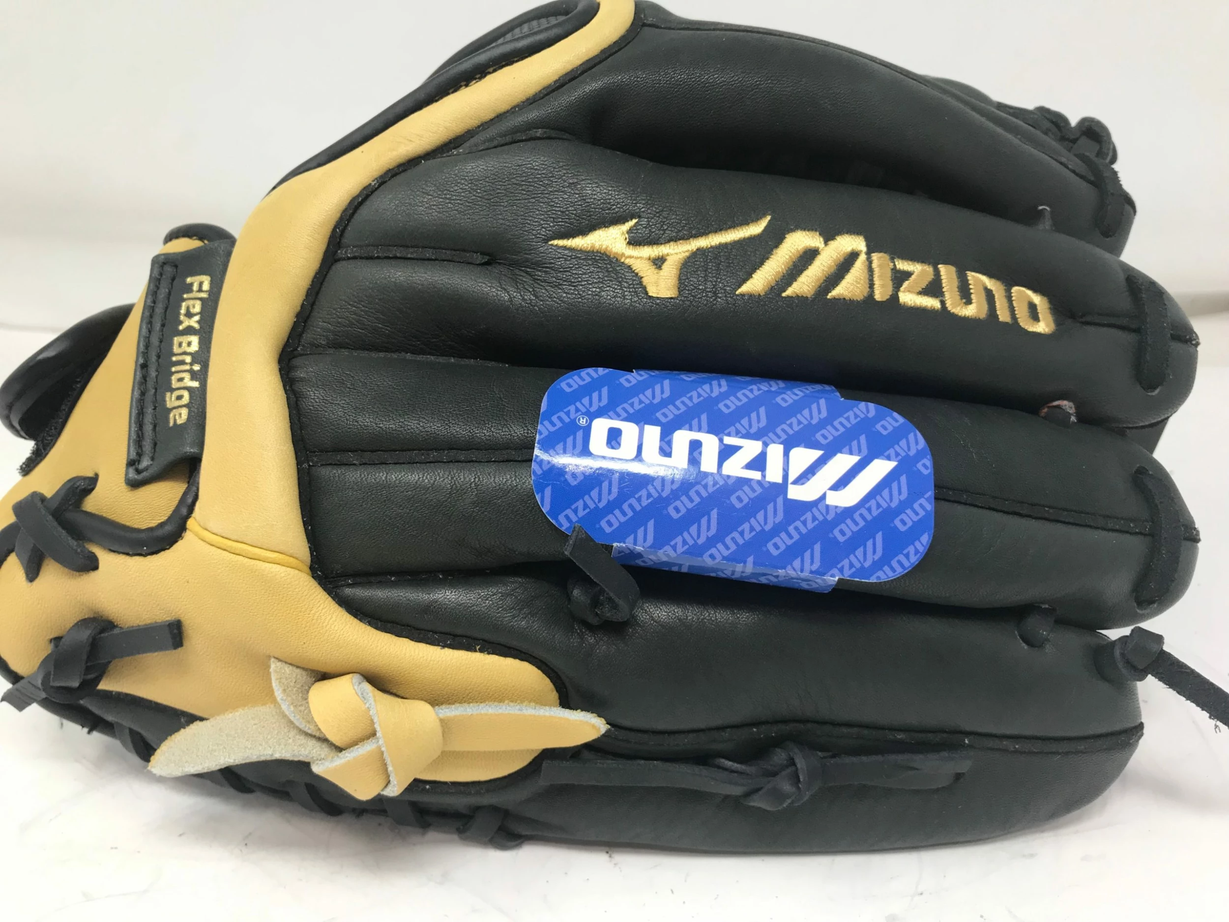 New Mizuno Supreme GSP1253 12.50-Inch Softball Fielder's Mitt LHT Black/Tan - Image 3