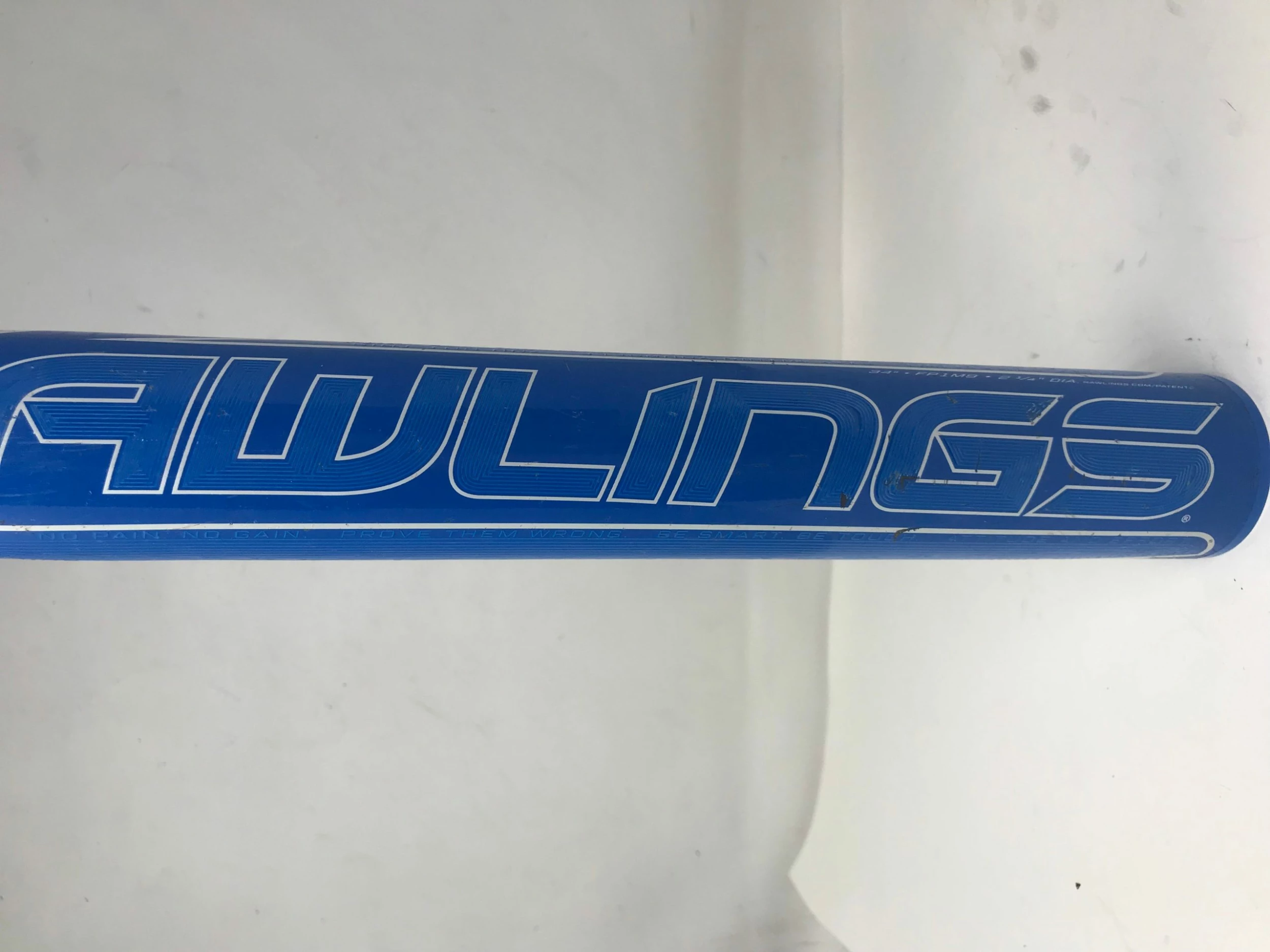 Used 2021 Rawlings Mantra Fastpitch Softball Bat 34/25Composite Blue/White