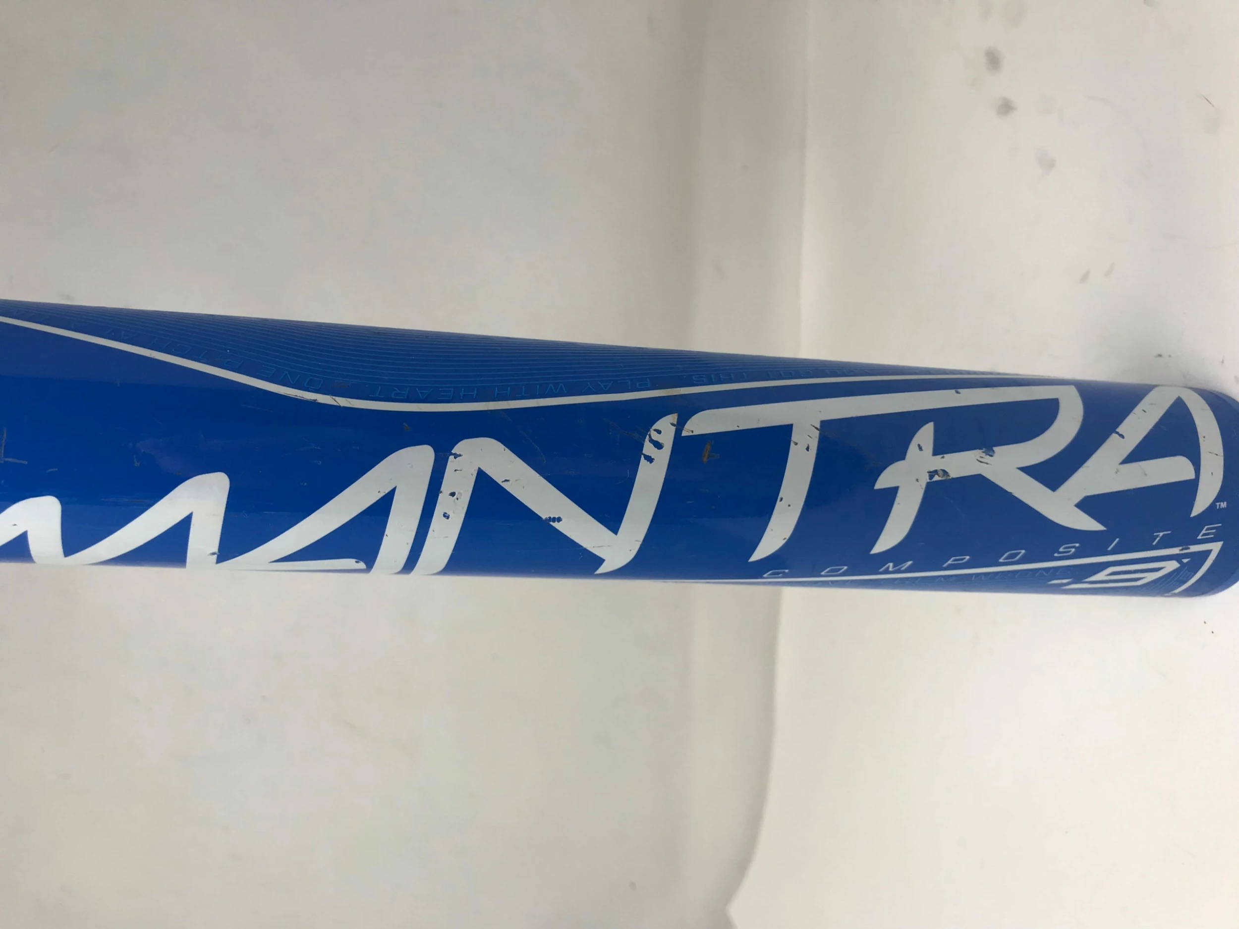 Used 2021 Rawlings Mantra Fastpitch Softball Bat 34/25Composite Blue/White - Image 2