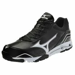 New Mizuno Speed Trainer 4 320426 Mens 13 Baseball Shoes Black/Wht Turf