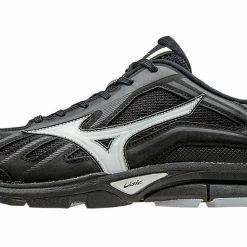 New Mizuno Players Trainer 320502 Mens Sz 10 Baseball Shoes Turf White/Gray