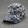 Qian Men's Camo Baseball Cap Military Tactical Sun Hat Army Camouflage Fishing Cap Outdoor Hunting Airsoft Camping Hiking Jungle Hats