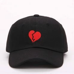 Qian 2017 Embroidery Heartbraker Baseball Cap Men Women Fashion Cotton Baseball Cap Hat Snapback Hats Adjustable Caps