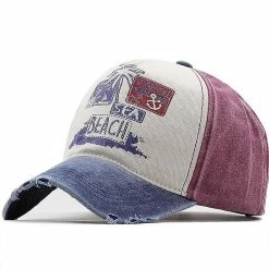 Qian Angler Washed Cotton Baseball Cap For Men Printing Letter Casquette Streetwear Snapback Women Hat Retro Casual Cap