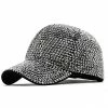 Qian 2022 Women Hats Summer Diamond Baseball Cap Luxury Sunhat Shineparty Ladies Caps Hip Hop Hat Outdoor Rhinestone Beach Hat