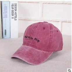 Qian Quality Washed Cotton Bad Hair Day Adjustable Solid Color Baseball Cap Unisex Couple Cap Fashion Dad Hat Snapback Cap