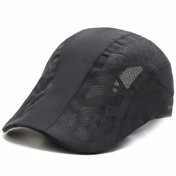 Qian Summer Outdoor Sports Thin Sunscreen Quick Dry Mesh Breathable Men's Baseball Cap Travel Hiking Climbing Peaked Hat A271