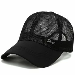 Qian Summer Quick Drying Breathable Mesh Baseball Cap Men Women Truck Outdoor Mountaineering Fishing Hiking Running Hat A139