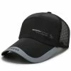 Qian Spring Summer Quick Drying Baseball Cap Truck Men Women Sport Outdoor Fishing Hiking Mountaineering Running Hat Bone A145