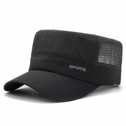 Qian Summer Quick Drying Women Men's Baseball Cap Outdoor Sports Mesh Thin Fishing Travel Hiking Climbing Sun Flat Hat A241