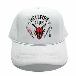 Unbranded Hellfire Club Hats Baseball Cap White